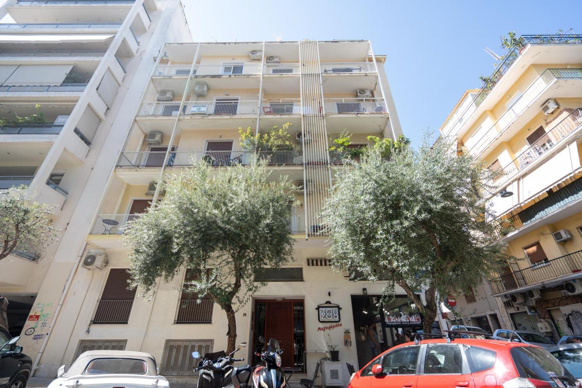 Sophisticated Modern Apt In Athens Center Zewnętrze zdjęcie